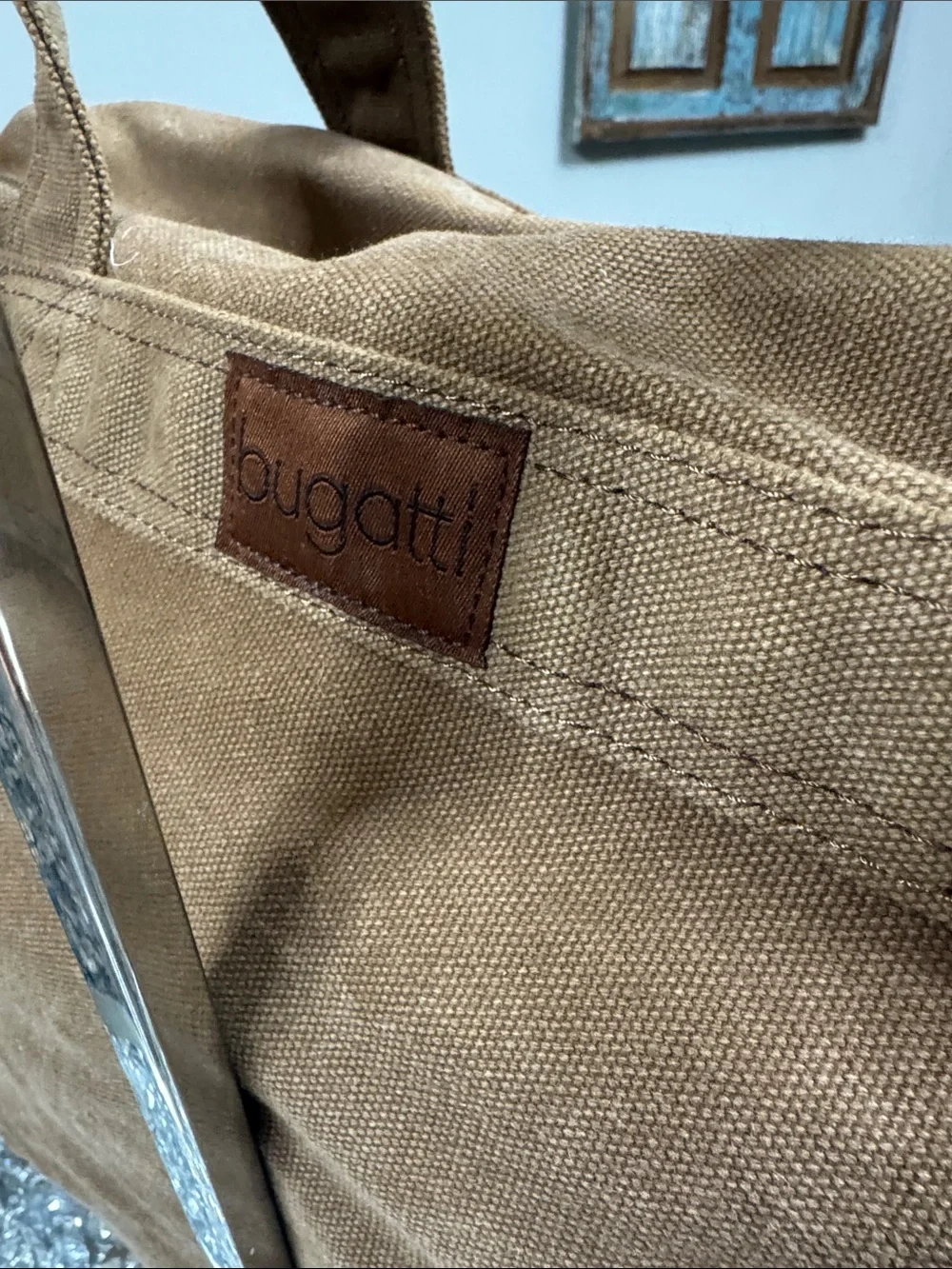Bugatti Canvas Duffel Bag - Brown NWOT